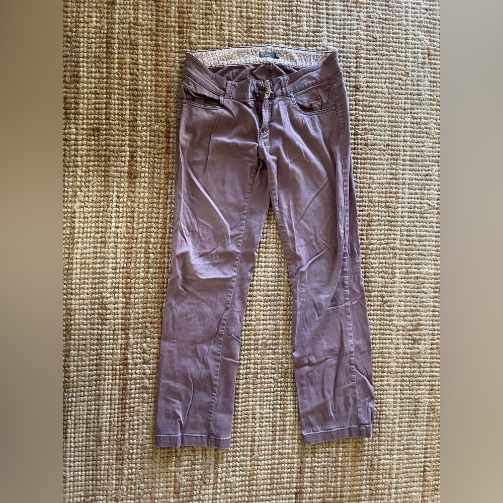 Purple Prana thin corduroy/ribbed-like pants